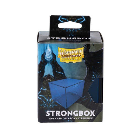 Dragon Shield Strongbox 100+ Card Deck Box - Clear Blue