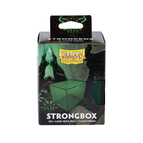 Dragon Shield Strongbox 100+ Card Deck Box - Clear Green
