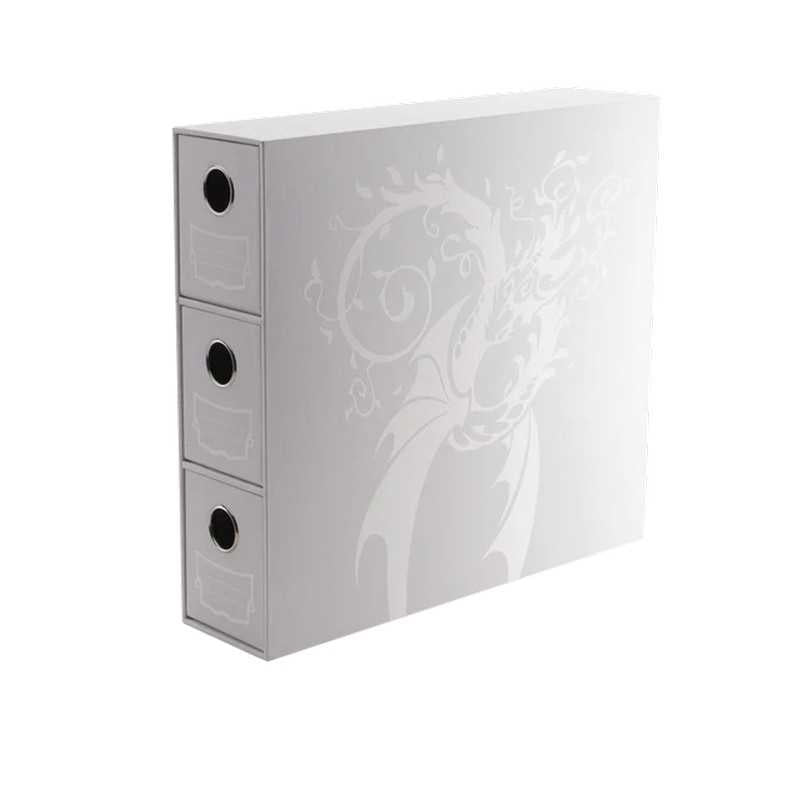 Dragon Shield Fortress Card Drawers Vertical-3XL - White
