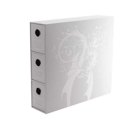 Dragon Shield Fortress Card Drawers Vertical-3XL - White