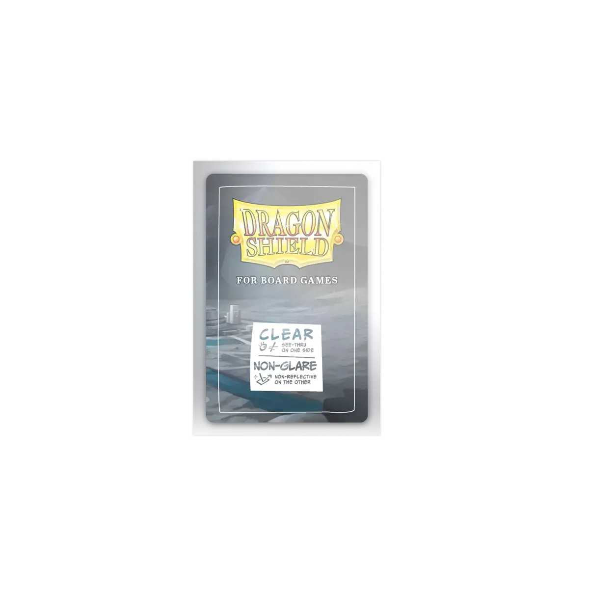 Dragon Shield 100 Clear Non-Glare Board Game Sleeves - American Mini