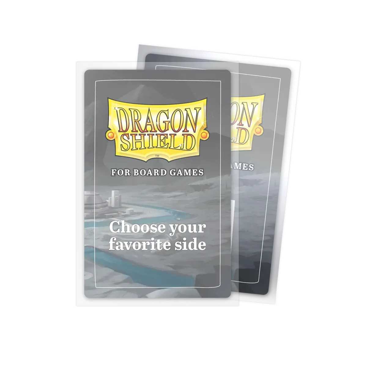 Dragon Shield 100 Clear Non-Glare Board Game Sleeves - European Standard