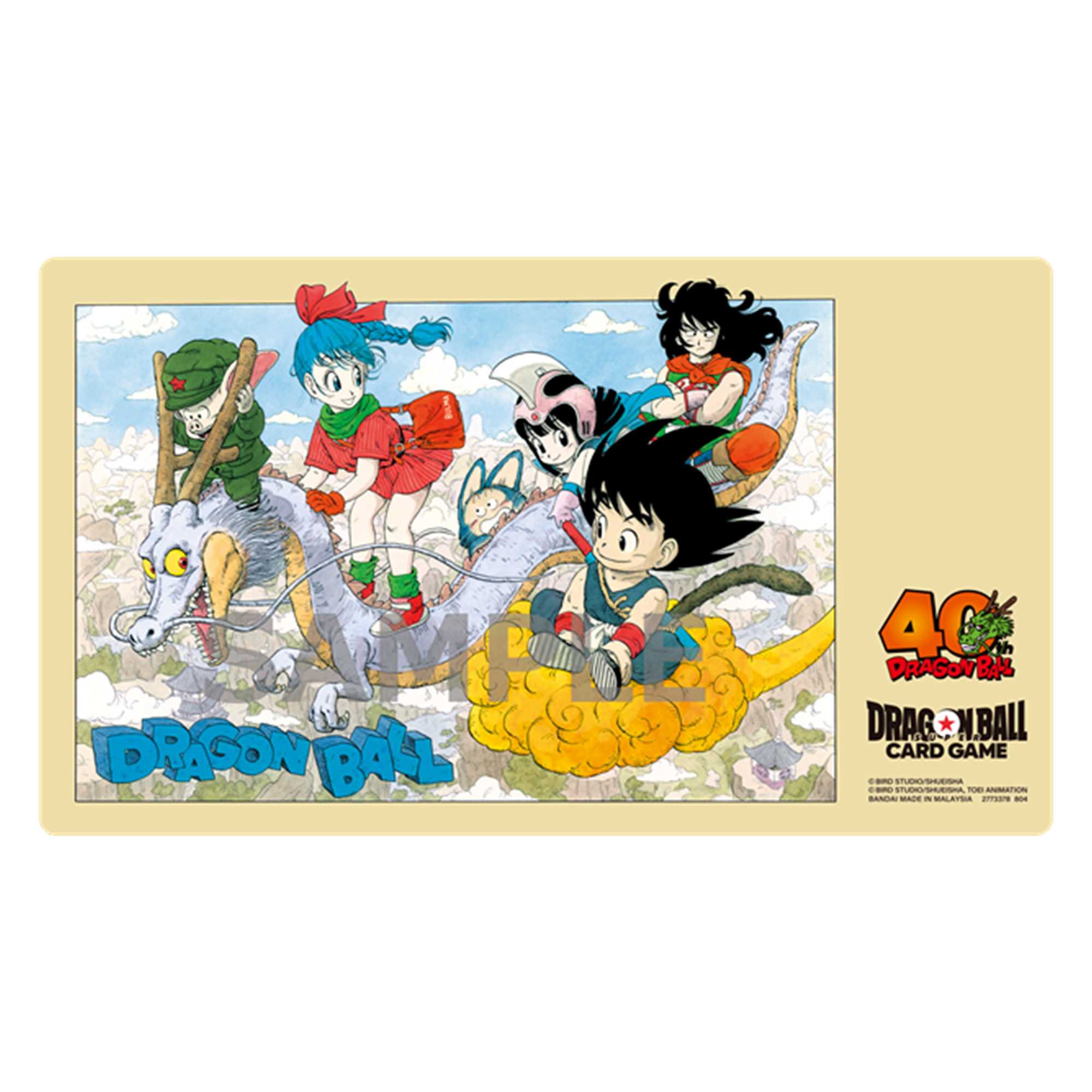 ドラゴンボール40thプレイマット Dragon Ball Super CG: Official Playmat 40th Anniversary version