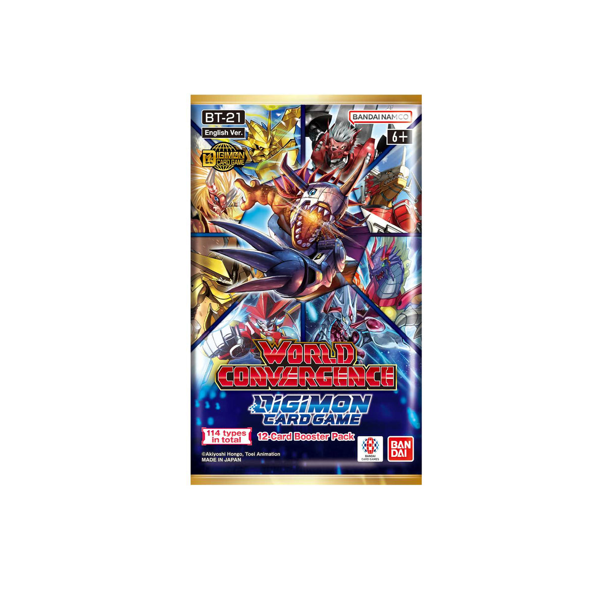 Digimon Card Game: Booster Pack - World Convergence (BT21) Asmodee UK Digimon Card Game: Booster Pack - World Convergence (BT21) Asmodee UK