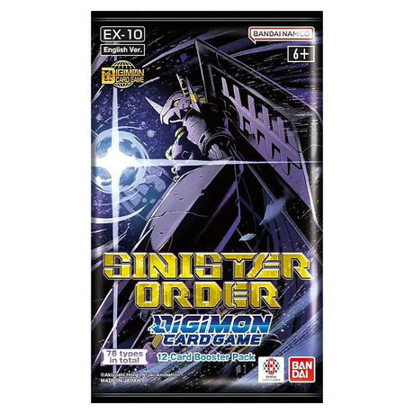 where to buy digimon cards Bandai - English TCG V1.5 Core Booster Box - 24 Packs Sinister Order is the 10th extra booster set released worldwide Digimon Cards | Asmodee UK
