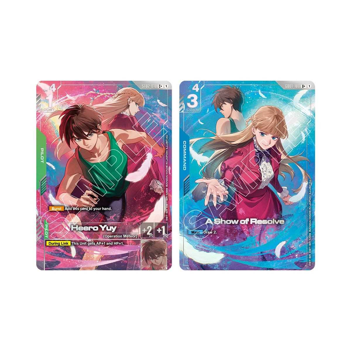 Gundam Card Game: Premium Accessory Set - Mobile Suit Gundam Wing