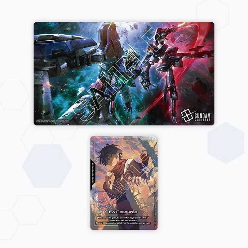 Gundam Card Game: Playmat and Card Set Mobile Suit Gundam 00