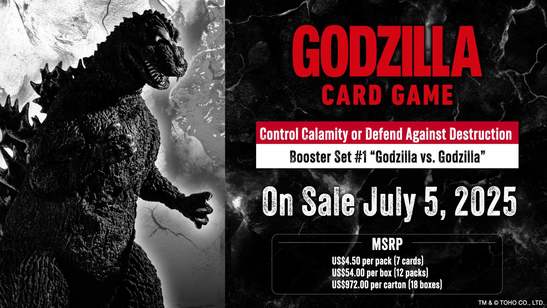 Godzilla Card Game: Booster Set #1 – Asmodee UK