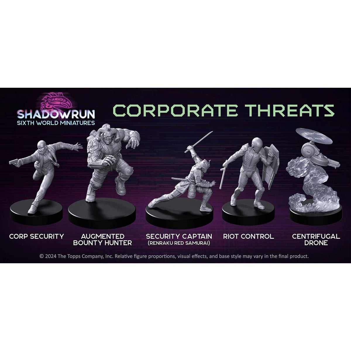 Shadowrun Controlled Threats Miniatures