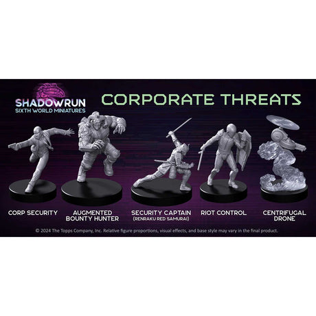 Shadowrun Controlled Threats Miniatures