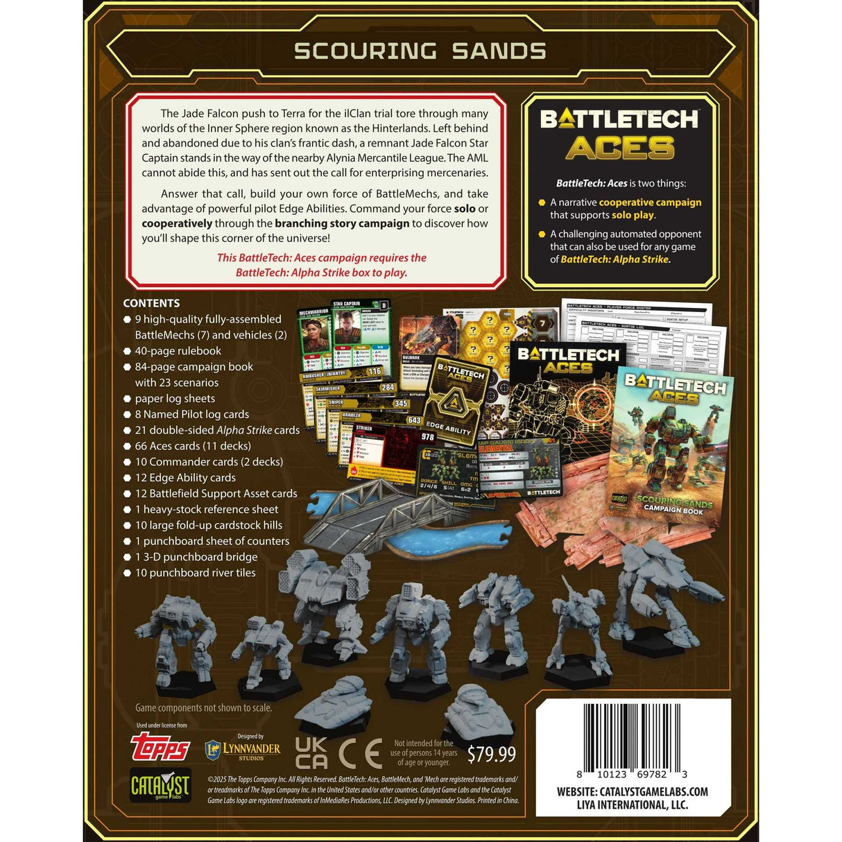 BattleTech Aces: Scouring Sands Alpha Strike