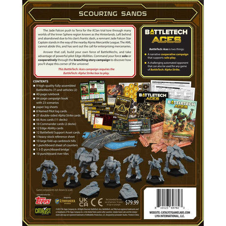 BattleTech Aces: Scouring Sands Alpha Strike