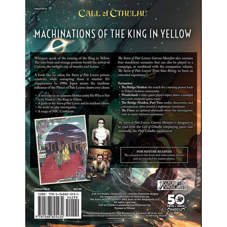 Call Of Cthulhu: The Sutra Of Pale Leaves Volume 2 - Carcosa Manifest