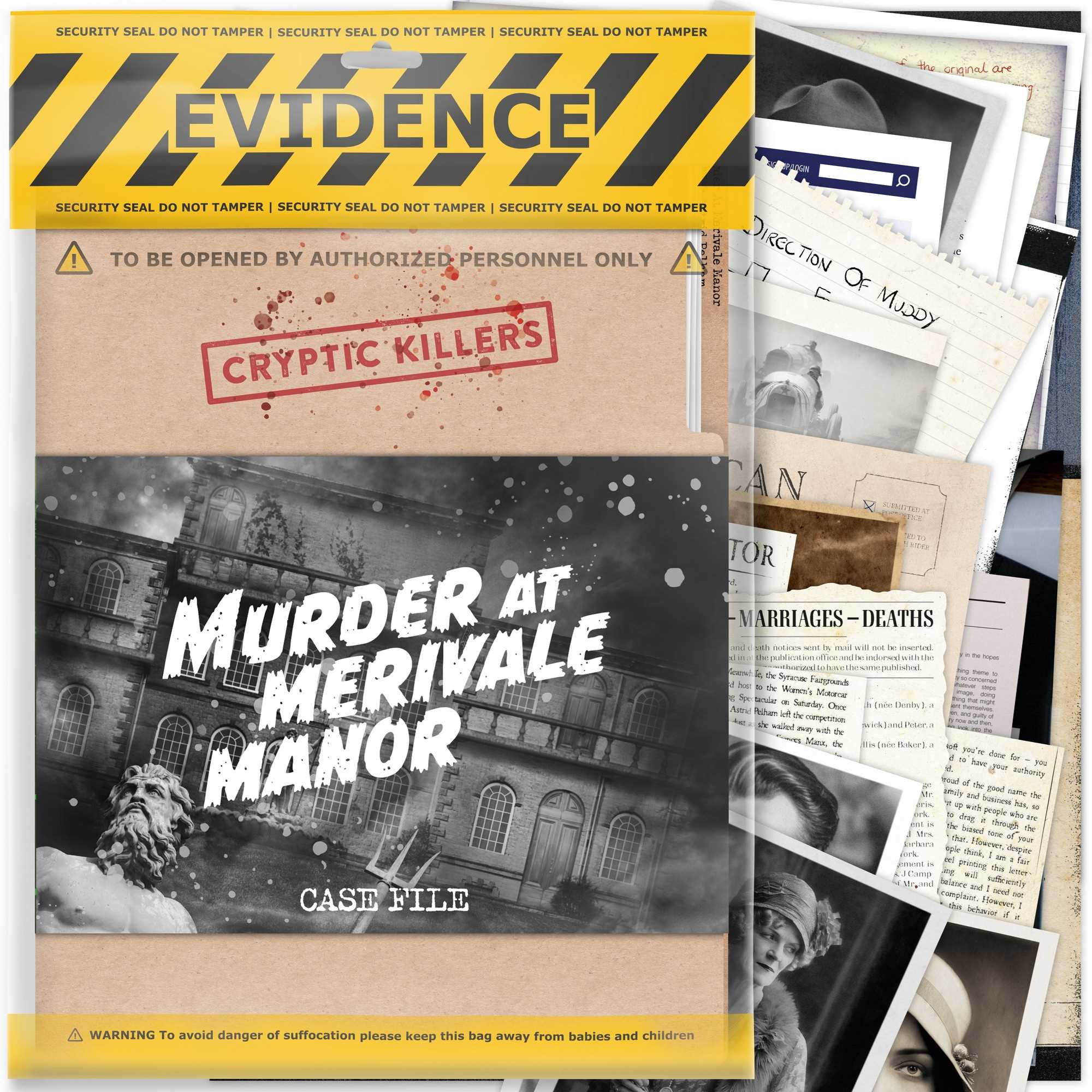 Cryptic Killers - Murder at Merivale Manor - LA Brands LTD