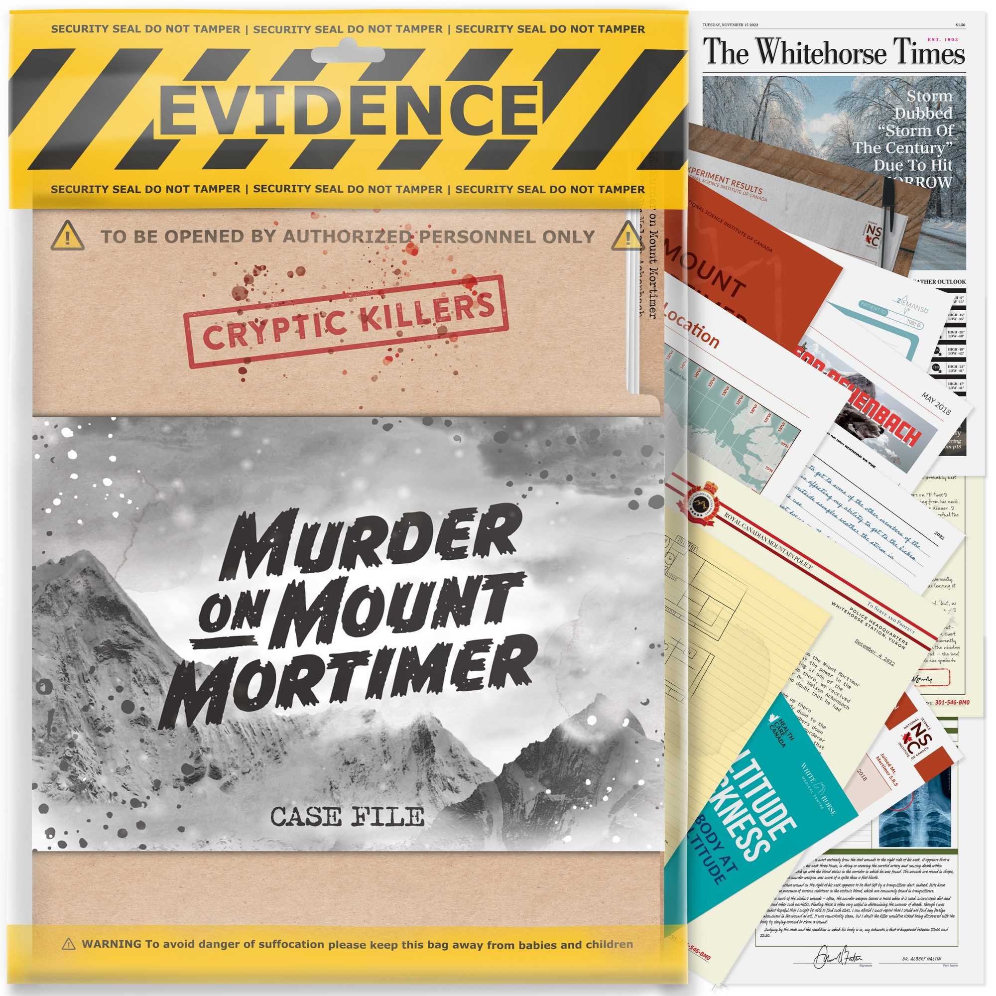 Cryptic Killers - Murder on Mount Mortimer - LA Brands LTD