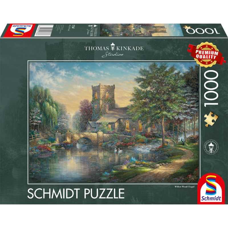 Thomas Kinkade: Willow Wood Chapel (1000pc)