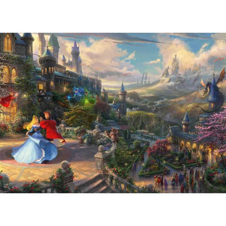 Thomas Kinkade: Disney Sleeping Beauty Dancing in the Enchanted Light (1000pc)