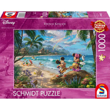 Thomas Kinkade: Disney Minnie & Mickey in Hawaii (1000pc)