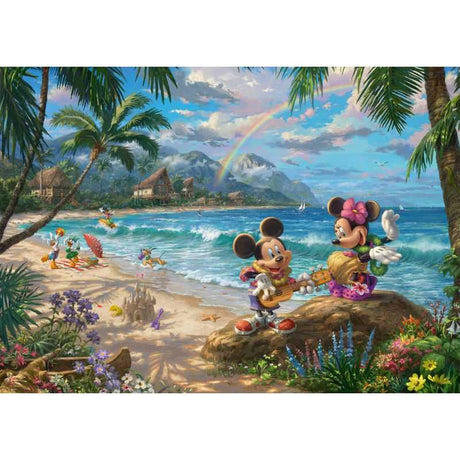 Thomas Kinkade: Disney Minnie & Mickey in Hawaii (1000pc)
