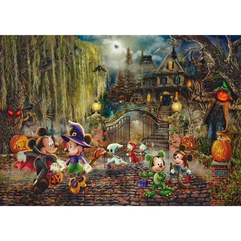 Thomas Kinkade: Disney Mickey & Minnie Halloween Fun (1000pc)
