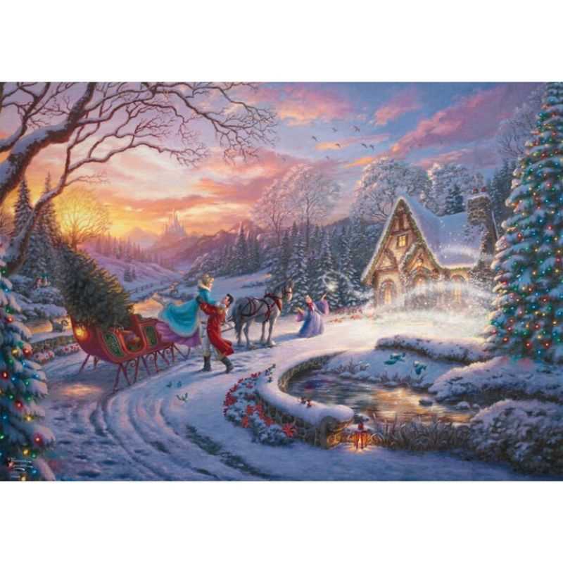 Thomas Kinkade: Disney Cinderella Brining Home the Tree (1000pc)