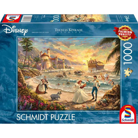 Thomas Kinkade: Disney The Little Mermaid Celebration of Love (1000pc)