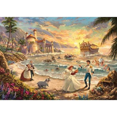 Thomas Kinkade: Disney The Little Mermaid Celebration of Love (1000pc)