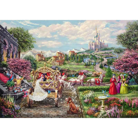 Thomas Kinkade: Disney Cinderella - Happily Ever After (1000pc)