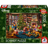 Thomas Kinkade: Disney Mickey & Minnie Trimming The Tree (1000pc)