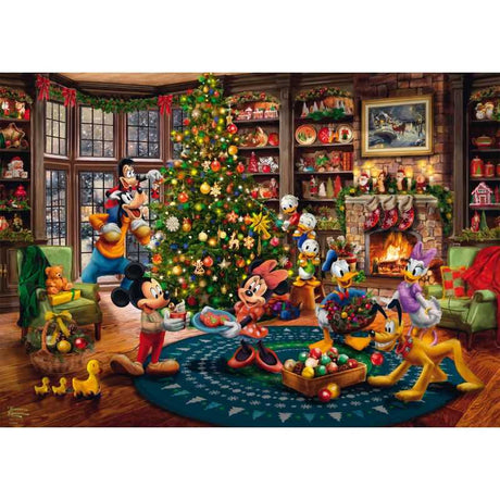 Thomas Kinkade: Disney Mickey & Minnie Trimming The Tree (1000pc)