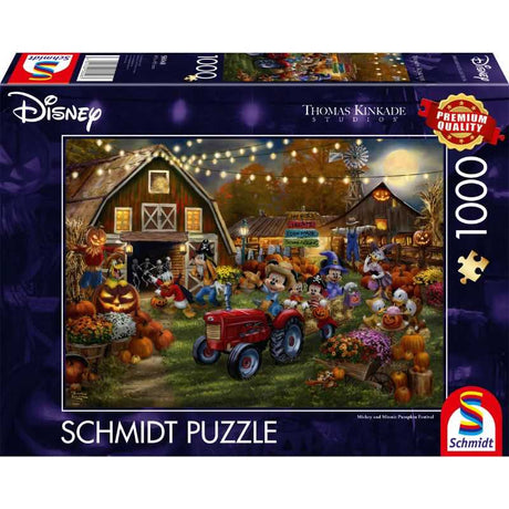 Thomas Kinkade: Disney Mickey & Minnie Pumpkin Festival (1000pc)