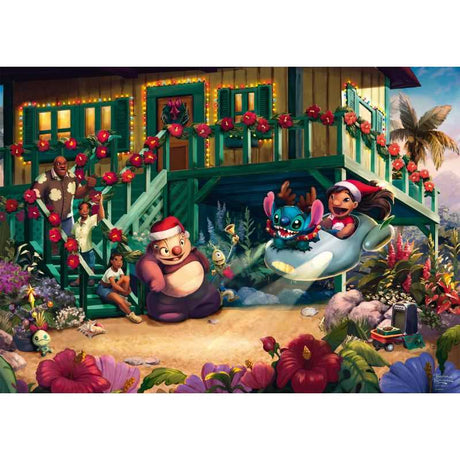 Thomas Kinakde: Disney Lilo and Stitch Aloha Christmas (1000pc)