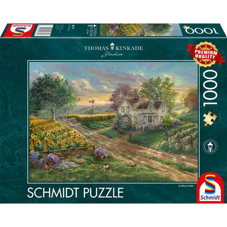 Thomas Kinkade: Sunflower Fields (1000pc)