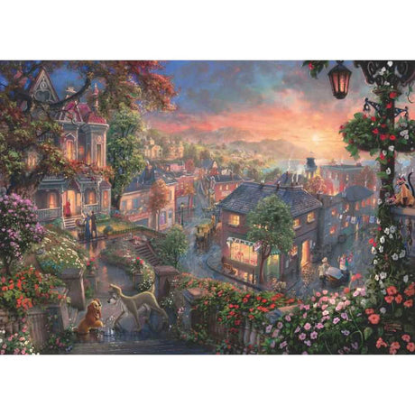 Thomas Kinkade: Disney Lady & the Tramp (1000pc)