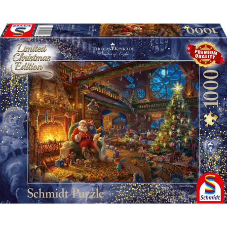 Thomas Kinkade: Santa Claus and his Elves (1000pc)