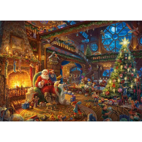 Thomas Kinkade: Santa Claus and his Elves (1000pc)