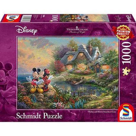 Thomas Kinkade: Disney Mickey & Minnie Sweetheart Cove (1000pc)