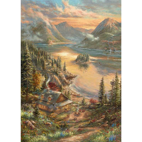 Thomas Kinkade: Lakefront Splendor (500pc)