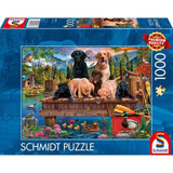 Dog Family by the Lake (1000pc)