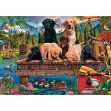 Dog Family by the Lake (1000pc)