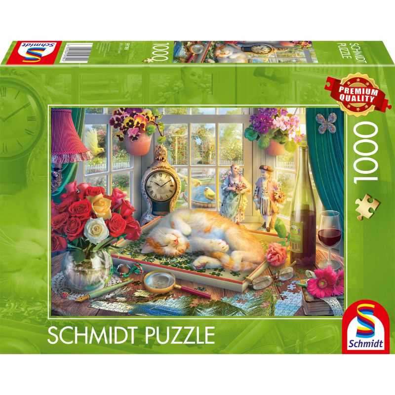 Puzzle Time with Cat (1000pc)