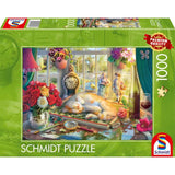 Puzzle Time with Cat (1000pc)