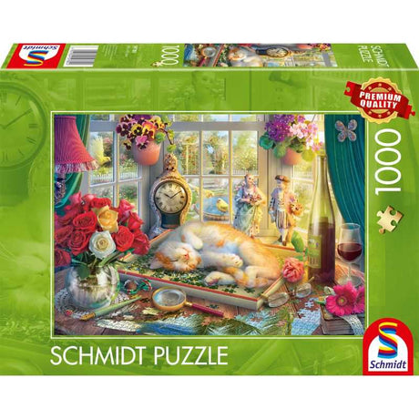 Puzzle Time with Cat (1000pc)