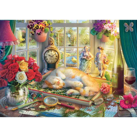 Puzzle Time with Cat (1000pc)