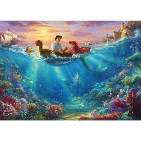 Thomas Kinkade: Disney The Little Mermaid (500pc puzzle giftbox)