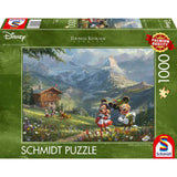 Thomas Kinkade: Disney Mickey & Minnie in the Alps (1000pc)
