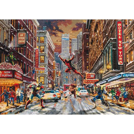 Thomas Kinkade: Marvel Deadpool Snow Day (1000pc)