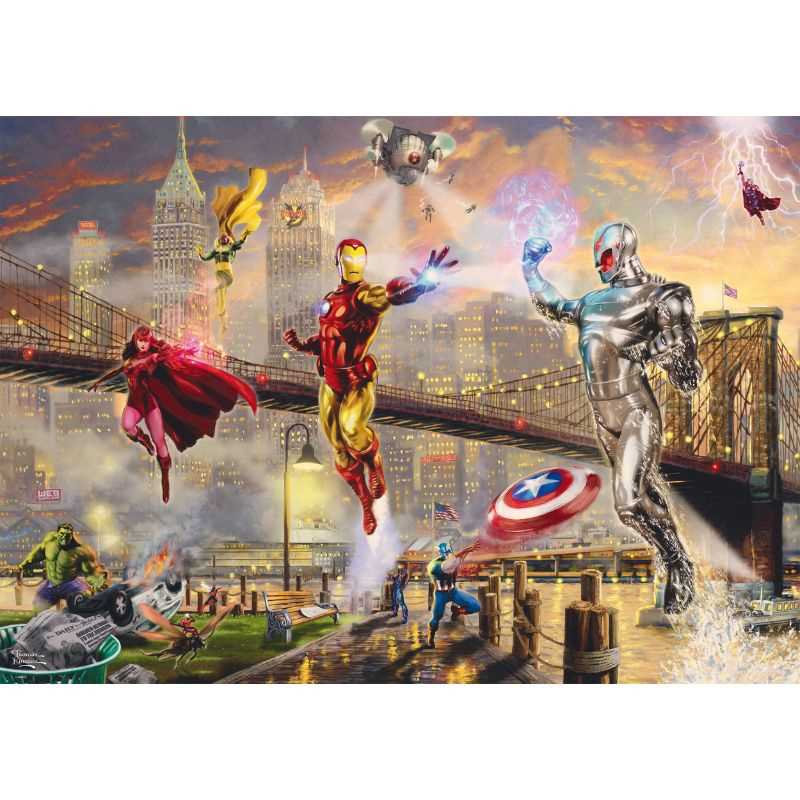 Thomas Kinkade: Marvel Iron Man (1000pc)