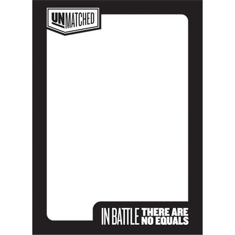 Unmatched: Edgy Card Sleeves - Black