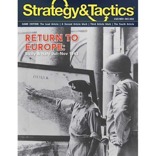 Strategy and Tactics Issue 341 Return to Europe (T.O.S.) -  Decision Games